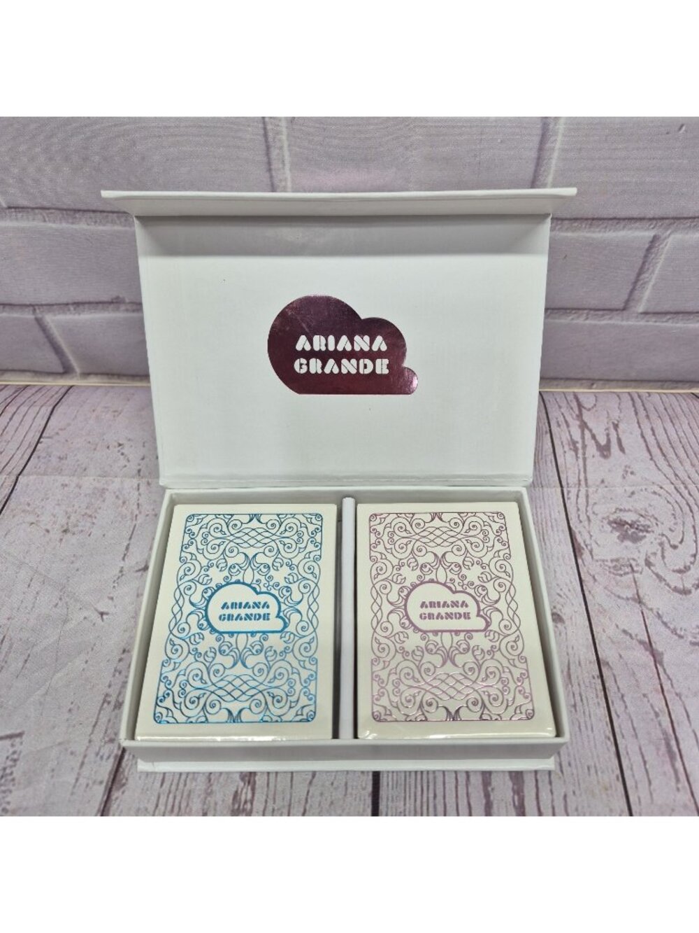 Ariana Grande Playing Cards Pink Cloud 2 Decks Limited Edition NEW SEALED